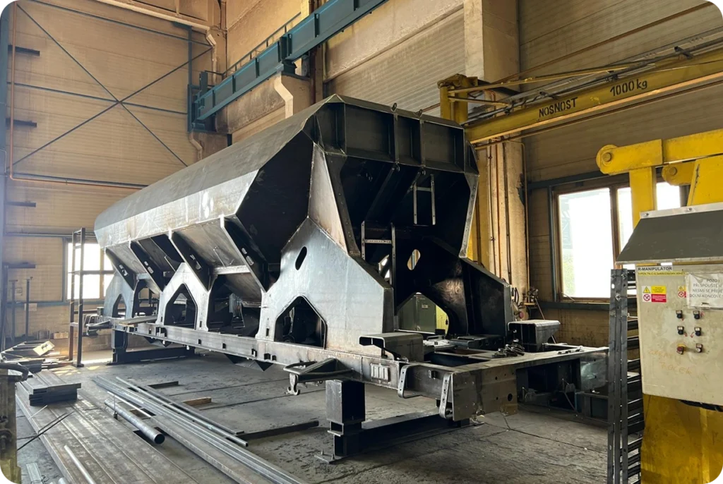 Rámy a mechanické celky
pozemní techniky